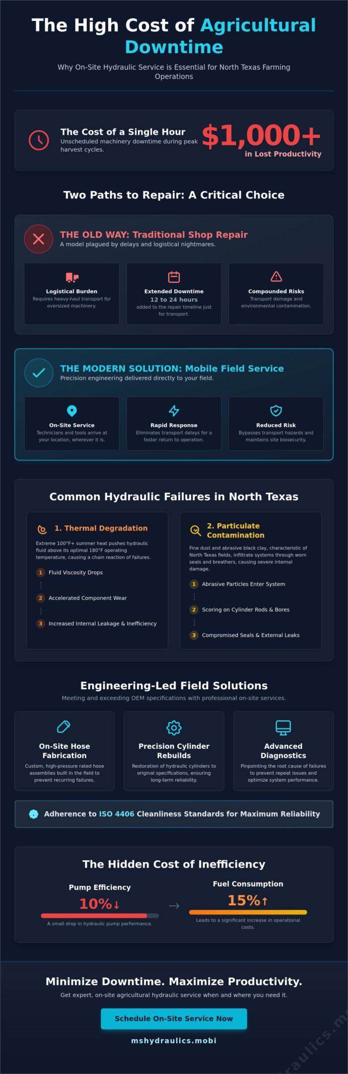 Agricultural Equipment Hydraulic Service in Dallas: Mobile Field Repairs (2026)