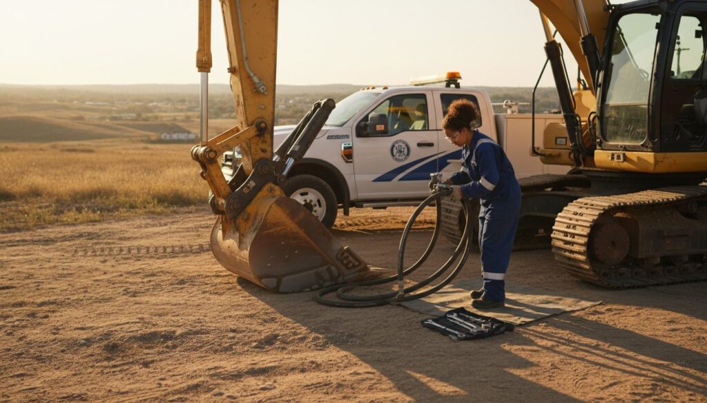 Excavator Hydraulic Service in Mansfield, TX: Mobile Repair & Component Restoration
