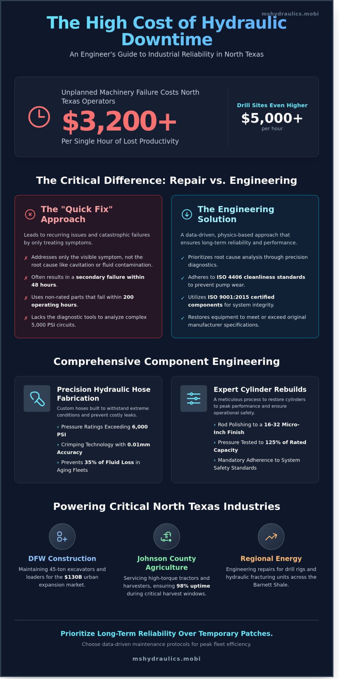 Professional Hydraulic Service in Cleburne & North Texas: Engineering Solutions for Heavy Equipment (2026)