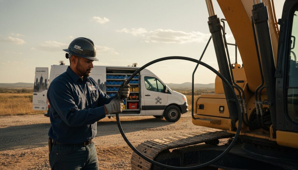 Mobile Hydraulic Hose Assembly in Cedar Hill: On-Site Engineering for Heavy Equipment
