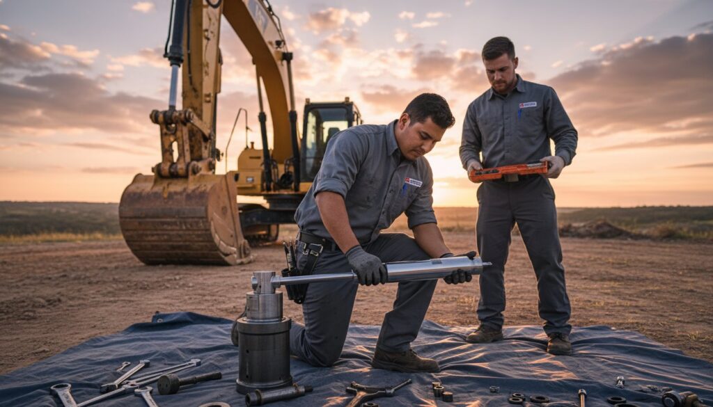 Hydraulic Cylinder Resealing in Granbury: Technical Restoration & Field Repair