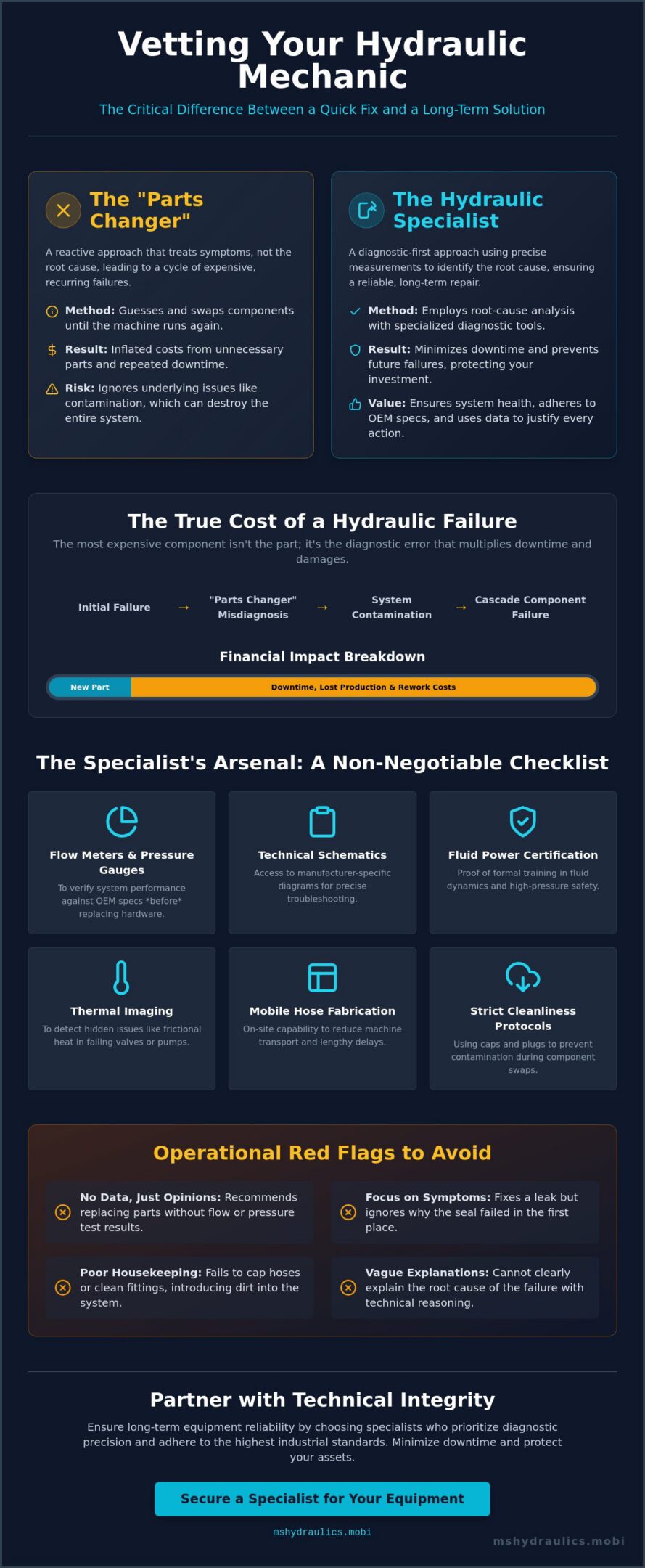 Finding a Trustworthy Hydraulic Mechanic: A Technical Vetting Guide for 2026