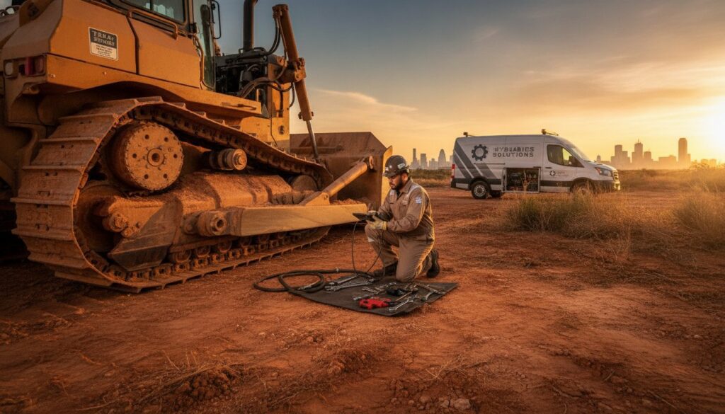 Bulldozer Hydraulic Repair in North Texas: Expert Mobile Service & Cylinder Rebuilds