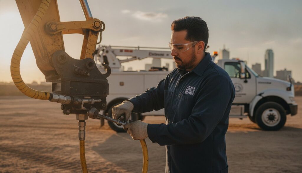 Excavator Hydraulic Repair in DFW: Minimizing Downtime with Mobile Service