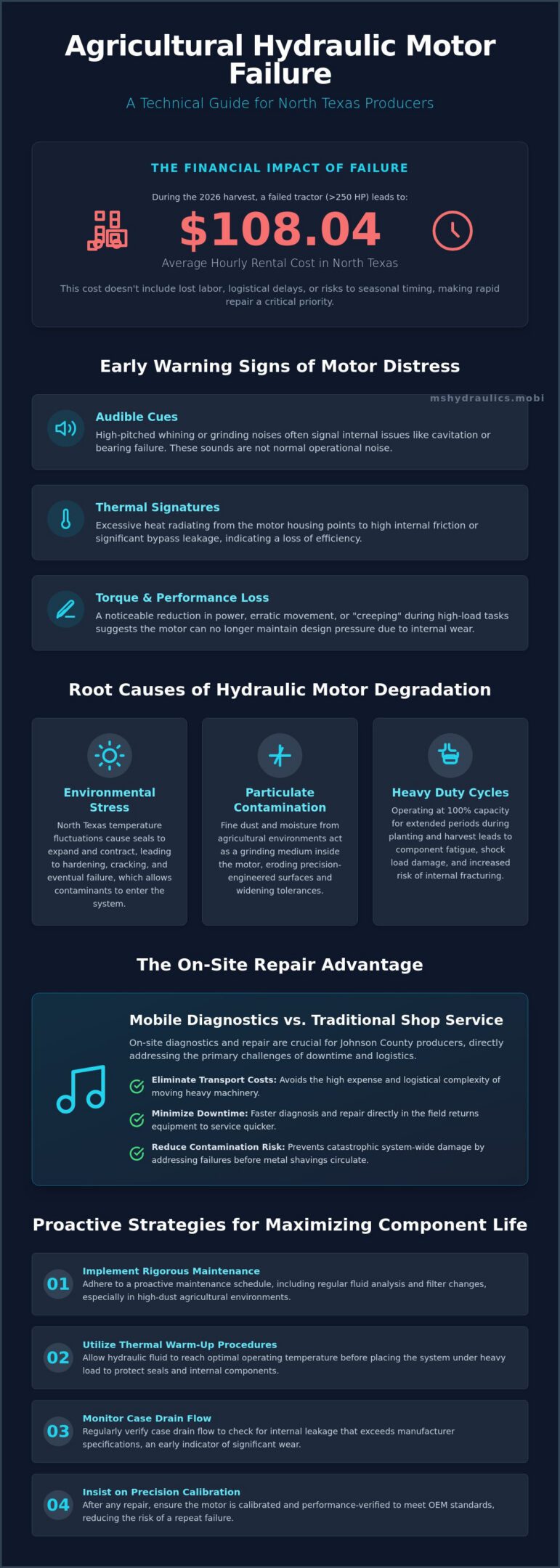 Expert Agricultural Hydraulic Motor Repair in Johnson County, TX (2026)