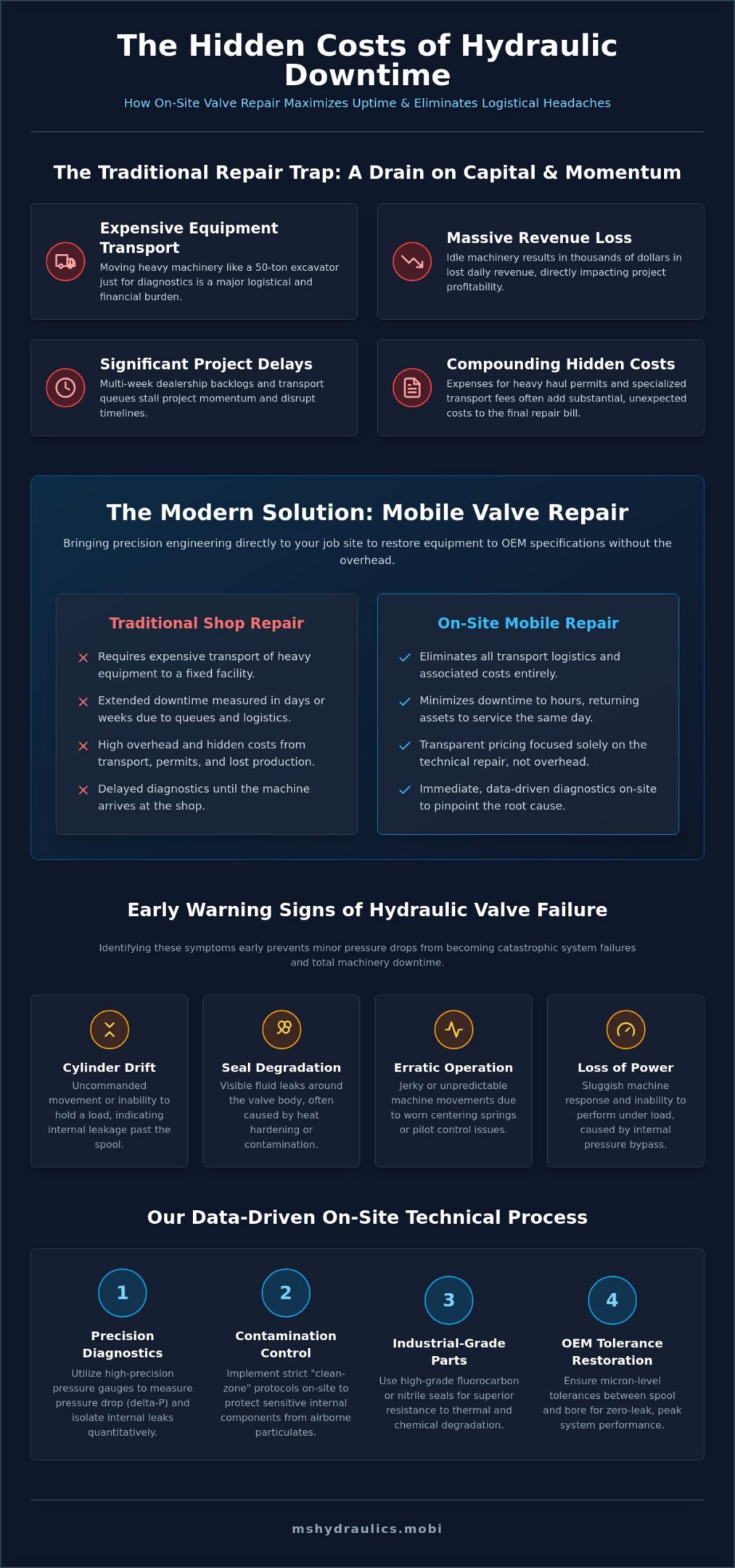 Expert Mobile Hydraulic Valve Repair in Cleburne: Minimizing Industrial Downtime