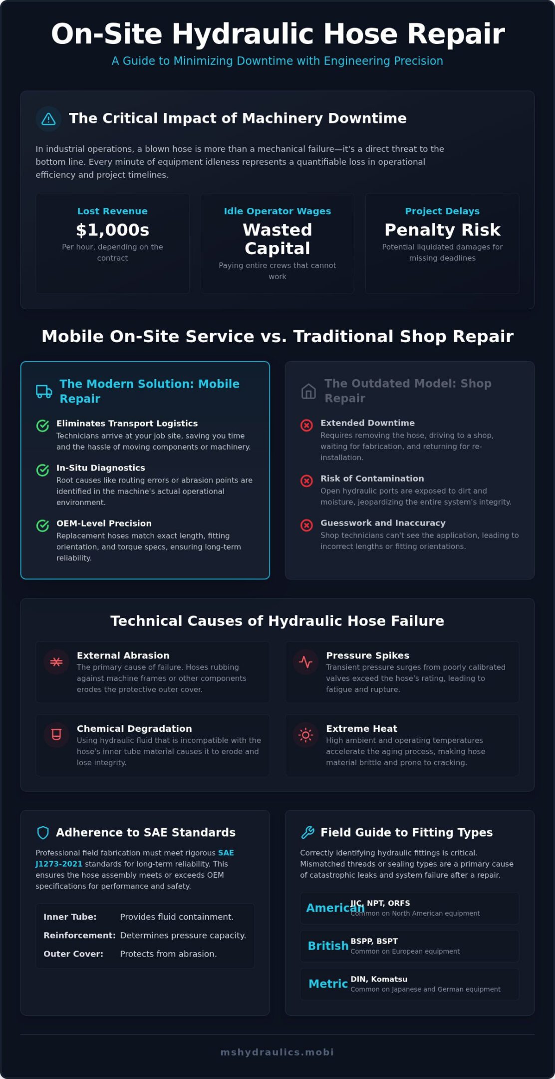 Hydraulic Hose Repair Near Me: The 2026 Guide to Mobile Service in North Texas