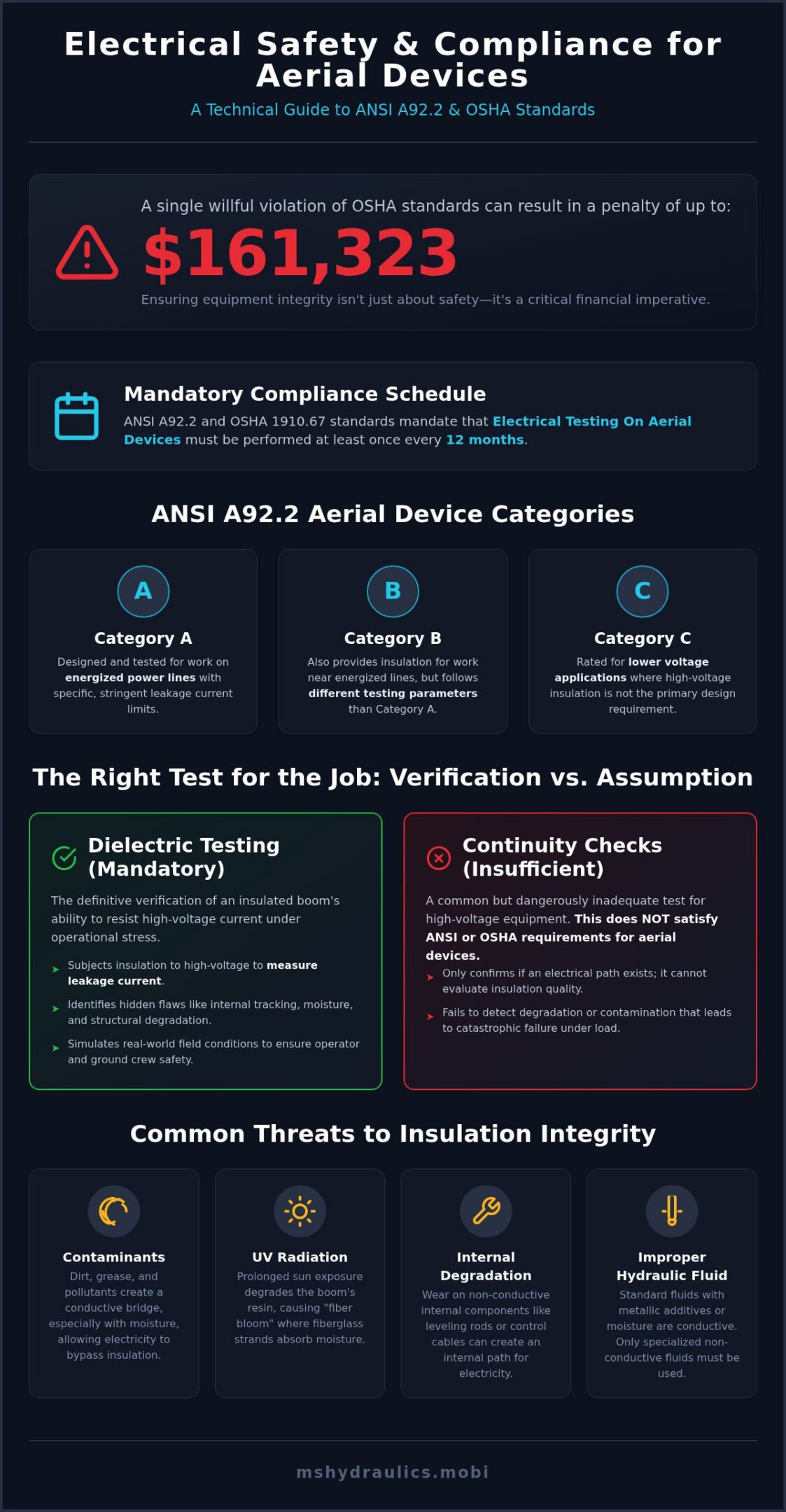 Aerial Device Electrical Testing in Dallas & Fort Worth