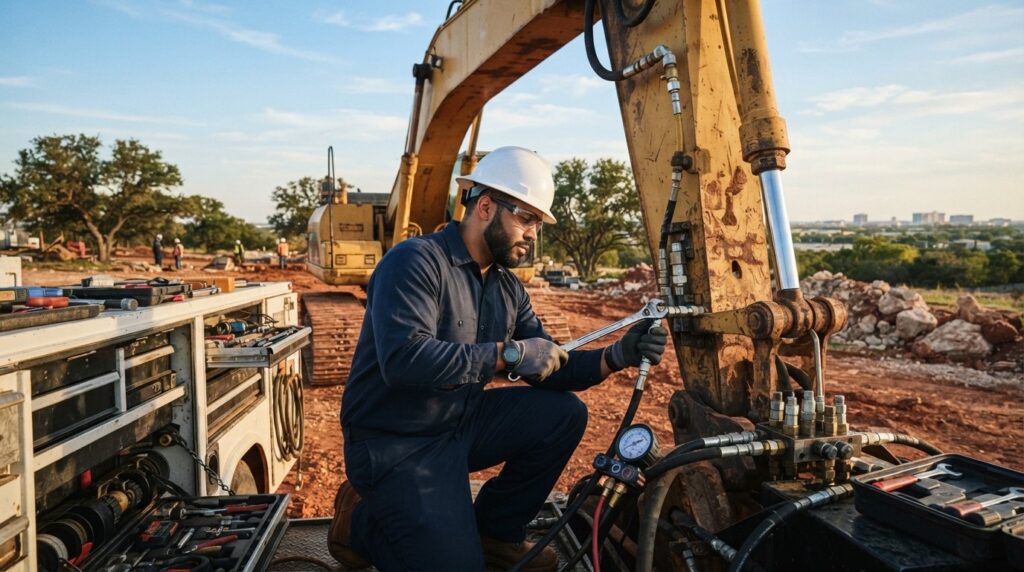 Mobile Hydraulic Mechanic in Arlington: Selecting Industrial-Grade Field Service